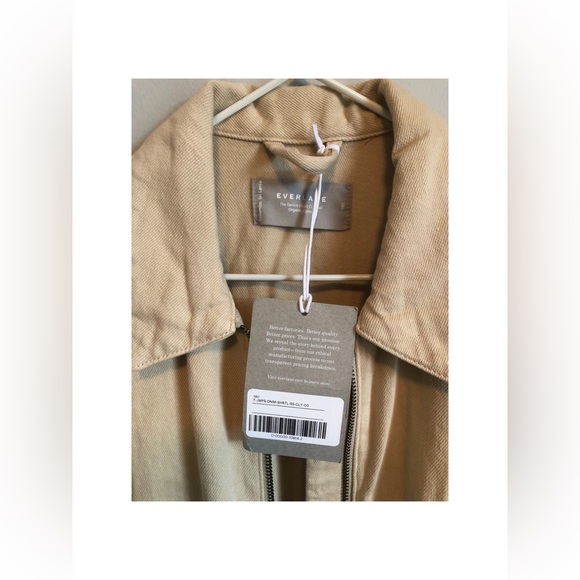 Everlane Denim Coverall Cargo Jumpsuit - Size 00 - Picture 5 of 6